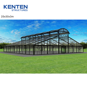 Tendone Rettangolare Commerciale in Alluminio a Campata Libera con Tetto in Vetro Permanente per Feste, Matrimoni ed Eventi - Struttura <span class=keywords><strong>Mobile</strong></span> Robusta - Product Image 5