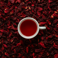 Poudre d'extrait de thé de fruits d'hibiscus de qualité alimentaire, personnalisée OEM, pour extraction par solvant, en sachets de thé, bouteilles, bidons et fûts