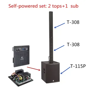 Sistema de columna de matriz de línea profesional, altavoz de sonido de alta potencia para exteriores - Product Image 3