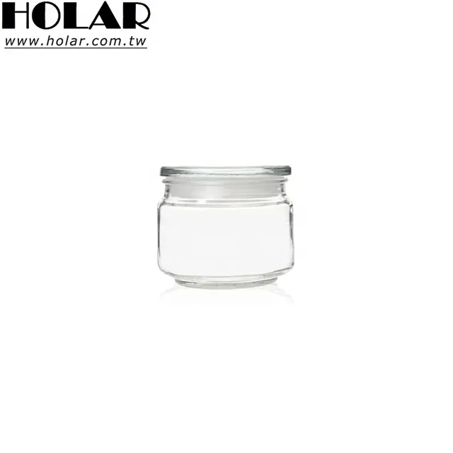 [Holar] Prime Airtight 12oz Small Glass Jars for Food Storage with Seal Lids