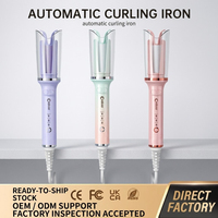 Fer à boucler automatique rotatif anti-brûlure, sans traction, à griffes magiques, ionique, pour soin des cheveux Camellia, 3 températures, arrêt automatique, pour débutant