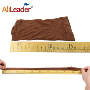 AliLeader vente en gros, emballage personnalisé, 2 pièces/sac, bonnet de bas de perruque pour la fabrication de perruques - Product Image 6