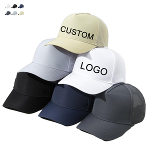 Custom Embroidery Logo <b>Waterproof</b> Nylon Golf <b>Hat</b> 5 Panel Adjustable Mesh Sport High Quality Baseball Cap Blank Trucker <b>Hat</b> - Product Image 1