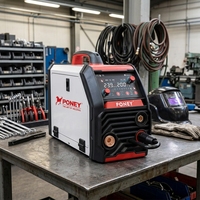 Soudeuse MIG-200AM 200A à impulsions simples, portable, IGBT, multi-processus MIG TIG MMA pour l'aluminium et l'acier au carbone