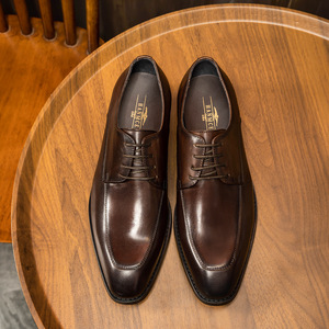 Zapatos Oxford Casuales de Hombre de Alta Calidad, Personalizados, de Cuero Genuino, Elegantes y Transpirables para Bodas y Fiestas - Product Image 5