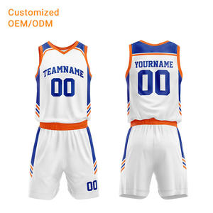 Conjunto de camisetas de baloncesto de equipo de diseño sublimado uniformes de baloncesto de impresión de secado rápido transpirables personalizados - Product Image 1