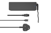 Chargeur universel USB-C haute performance 100W pour ordinateur portable, prise EU, cordon d'alimentation CA