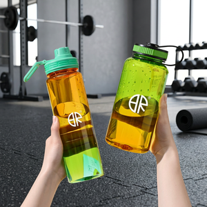 Injection-molded Two-color PETG Non-Thermal Insulated Sports Water Bottle Hiking and Outdoor <b>Cup</b> <b>Large</b> Capacity Space <b>Cup</b> - Product Image 3