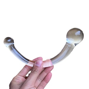 Plug anal en verre transparent en forme de lune, baguette en verre lisse, jouet pour adultes pour femmes - Product Image 5