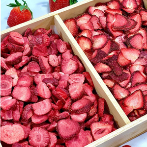 Fraises acidulées lyophilisées en gros, collation croustillante pour le bureau et les loisirs, en vrac 10kg, entières, Fujian, 12 mois, sous vide - Product Image 5