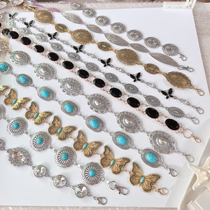 <span class=keywords><strong>Ceinture</strong></span> Chaîne Rétro en Métal pour <span class=keywords><strong>Femme</strong></span>, Accessoire de Mode, <span class=keywords><strong>Ceinture</strong></span> Chaîne Papillon Polyvalente et Personnalisée - Product Image 4