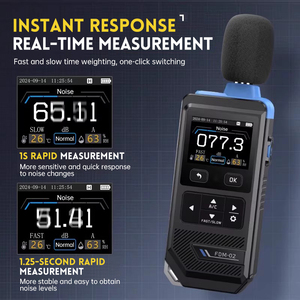 Medidor de Nivel de Sonido Digital FNIRSI FDM-02, 30-130dB, Alta Precisión, con Ponderación A/C, Medidor de Decibelios Portátil - Product Image 2