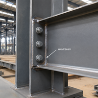 Atelier préfabriqué en structure métallique de type H avec cadre métallique galvanisé à chaud pour usage industriel