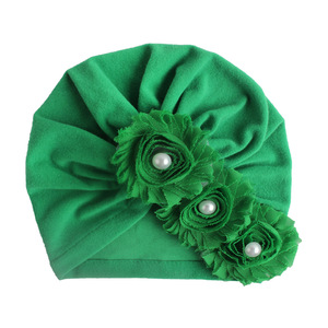 Accesorios <span class=keywords><strong>de</strong></span> Ropa <span class=keywords><strong>para</strong></span> Bebés Unisex con Flores, Gorros <span class=keywords><strong>de</strong></span> <span class=keywords><strong>Turbante</strong></span> <span class=keywords><strong>para</strong></span> Niños Pequeños, Gorro con Lazo Anudado, 19-24 <span class=keywords><strong>Meses</strong></span>, Poliéster, Primavera Otoño - Product Image 3