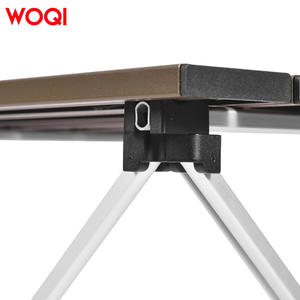 โต๊ะพับพกพา Woqi ขนาด 56x40x40 ซม. โต๊ะอลูมิเนียมพับได้สำหรับตั้งแคมป์ปิกนิกชายหาดกลางแจ้งรูปทรงสี่เหลี่ยมผืนผ้า - Product Image 3