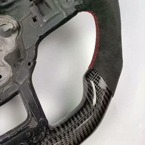 Volante de Fibra de Carbono para Volkswagen CC MAGOTAN VW Golf 6 Golf 7R MK6 MK7 MK7.5 <span class=keywords><strong>Polo</strong></span> Tiguan Passat GTl - Product Image 4