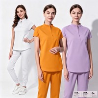 Uniforme Médico Jogger 42024LW, Delantal Médico Farmacéutico Desechable, Cofia para Profesionales Biomedicos, Uso Institucional