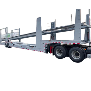 8/10 voitures transportant véhicule voiture transporteur remorque acier voiture transporteur Semi remorque finition galvanisée remorquage Dolly remorque à vendre - Product Image 1