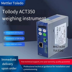 Veidt para Mettler <span class=keywords><strong>Toledo</strong></span> ACT350: Instrumento Transmisor <span class=keywords><strong>de</strong></span> Control y Visualización <span class=keywords><strong>de</strong></span> Pesaje <span class=keywords><strong>de</strong></span> Alta Velocidad con Ethernet DP Integrado y Montaje en Riel - Product Image 2
