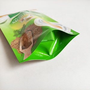 Tùy chỉnh in ấn Moringa bột bao bì cấp thực phẩm đứng lên nắp kéo dây kéo Uống bột bao bì túi - Product Image 5