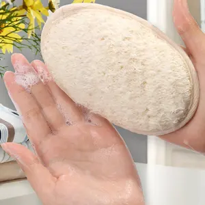 Peeling kabağı vücut yıkama süngeri pedleri doğal banyo fırçalama kullanımlık lif kabağı sünger erkekler kadınlar için banyo lif kabağı