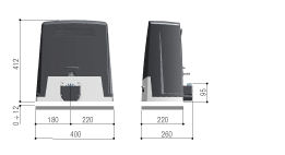 Hecho en Italia, BKV Moderno, Automatización de 36V, Tecnología de Velocidad y Torque Adaptativos, Protección IP54, Capacidad de Carga de 1500 kg para Uso Industrial - Product Image 3
