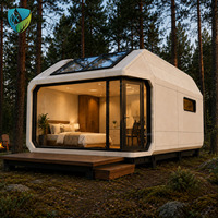 Casa Contenedor Portátil Impermeable, Estilo Cápsula Espacial, para Hoteles, Campamentos, Resorts y Villas al Aire Libre