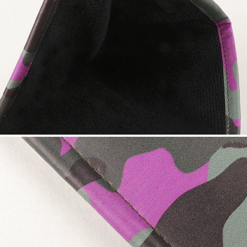New arrival 2021 sports golf ball double-sided cleaning towel in oxford cloth material with cotton fabric lining