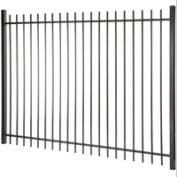 Clôture de jardin pliante en fer forgé, grille décorative en fer forgé