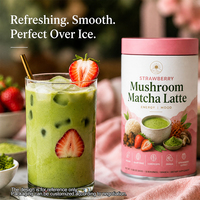 Poudre de latte au matcha sans sucre OEM |   Matcha, érythritol et poudre de lait |   Mélange pour boisson au latte crémeux et onctueux |   Marque privée