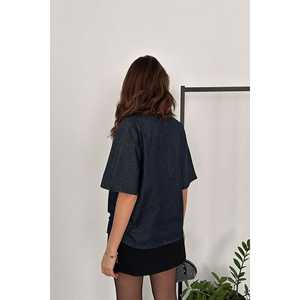 Blusas Vaqueras Azules para Mujer al por Mayor, Tops Vaqueros Personalizables de Alta Calidad - Product Image 1