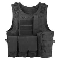 Gilet tactique amphibie de bonne qualité OEM pochette de magazines conception de maille de camouflage Oxford étanche pour prix de formation Cosplay