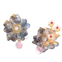 Fleur stylo perles rose bleu coloré papillon bricolage perles pour stylo téléphone chaîne fabrication de bijoux