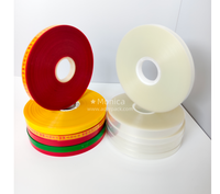 Bande de film de baguage OPP 12mm de largeur ruban de cerclage thermofusible ruban d'emballage en plastique pour petit article
