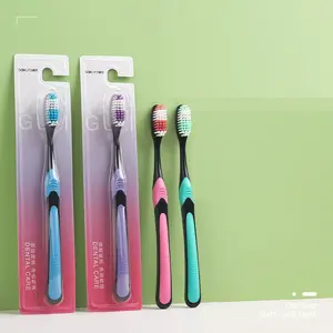 Escova de dentes personalizada para adultos, escova de dentes extra macia para limpeza de dentes, cabeça pequena e média