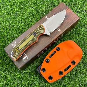 Full Tang Hidden Canyon <span class=keywords><strong>Hunter</strong></span> G10 in acciaio inox a lama fissa Kydex guaina cintura dritto Bushcraft coltello per EDC e caccia - Product Image 3