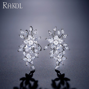 Lacor EP2204 Boucles d'oreilles pour femmes en laiton avec zircon pavé - Product Image 4
