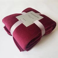 Plaid en polaire corail tissé 100 % polyester de haute qualité, non toxique, épaissi, style européen, lavable en machine, pour toutes les saisons