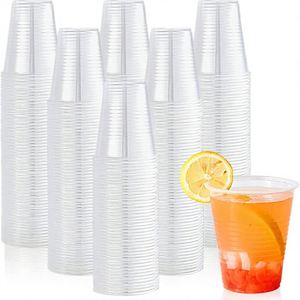 Gobelets jetables transparents en polypropylène (PP) de 12 oz pour boissons froides, parfaits pour les fêtes, pique-niques, barbecues, voyages et événements - Product Image 1