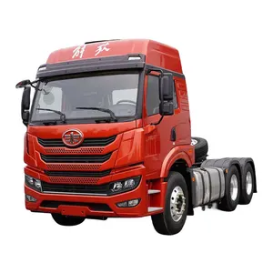 Used Trailer Truck Tractor Head FAW Jiefang 6x4 Diesel Engine 10 Wheeler Prime Mover Commercial Truck Trailer deposit shipment