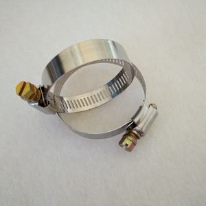 Klem Pengikat Pipa Knalpot 48mm SUS 316 Baja Tahan Karat Universal, Klem Selongsong Knalpot 4 Inch untuk Selang Mesin, Klem Pipa PVC - Product Image 4