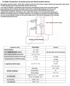 Thiết bị trình diễn thử nghiệm xung kép cybertek tf1000d được sử dụng để đo lường và đánh giá các thiết bị bán dẫn Công suất - Product Image 4