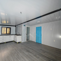 Maison préfabriquée de luxe mobile 2 ou 3 chambres, villa modulaire préfabriquée, maison conteneur extensible 20ft 40ft, personnalisable