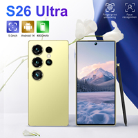 Oferta Especial: Smartphone S26 Ultra Mini Versión Global, Pantalla HD de 5.0 Pulgadas, 6GB+128GB, Android 14, 5G, Desbloqueo Facial