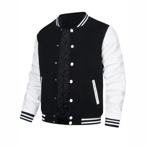 Chaqueta Bomber Varsity REPTON Personalizada de Alta Calidad para Hombre, Estilo Vintage, Cuello Alto, Larga, Estilo Urbano, OEM - Product Image 2