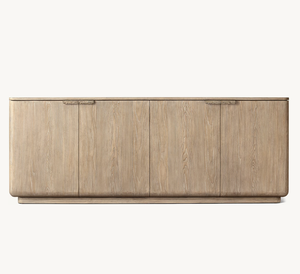 Aparador de 4 puertas Ciro hecho a mano de abeto europeo cepillado con alambre de diseño contemporáneo moderno OEM Sassanid - Product Image 2