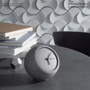 Table de Chevet Ronde Multifonctionnelle avec Réveil et <span class=keywords><strong>Rangement</strong></span>, Logo Personnalisable, pour Cadeaux d'Affaires - Product Image 4