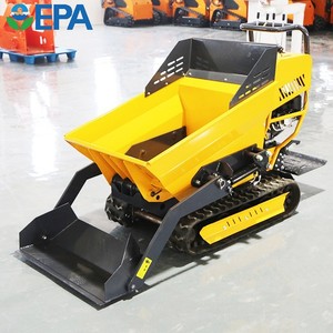 Hot Sale 1200 Mini Crawler <b>Dumper</b> for Construction Mud Buggy With 1.2 Ton Load Capacity on Sale - Product Image 4