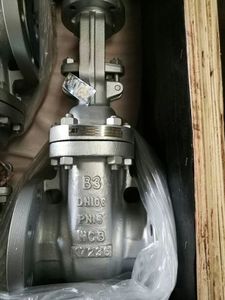 DIN standard wedge gate <strong>valve</strong> made of cast steel A216 WCB with flange ends for industrial pipelines in oil and gas,power station - Product Image 2