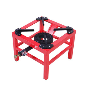 Horno de fundición de gas portátil de metal rojo con soporte ajustable y control de llama para soldadura, calefacción, manualidades al aire libre - Product Image 5